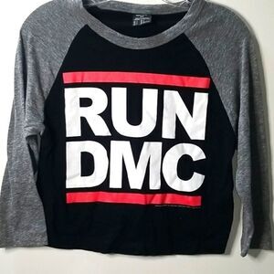 RUN DMC Crop Top Size Small